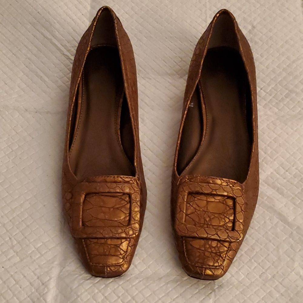 Matisse kitten heel gold/bronze FLATS